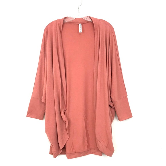 NEW Cocoon Wrap Cardigan 3/4 sleeve Knit PLUS Size - Picture 4 of 7